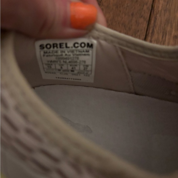 Sorel Footwear Women's Kinetic Impact Lace Sneaker  Sorel Kinetic Impact Lace Sneaker Women’s Sz 10 Sneaker Moonstone